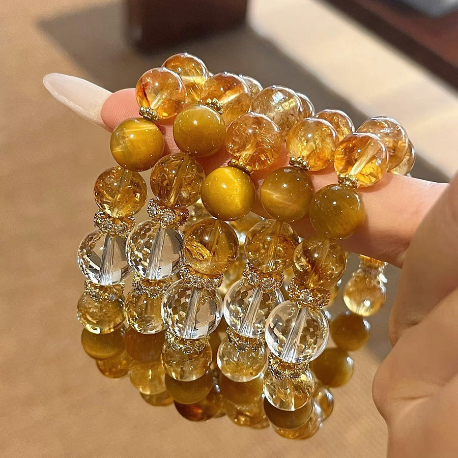 Aosharma Radiant Abundance & Empowerment Crystal Bracelet