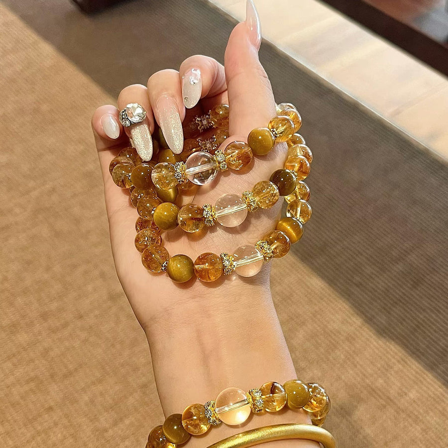 Aosharma Radiant Abundance & Empowerment Crystal Bracelet